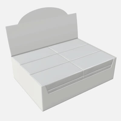 Package Blank White with Waffle Wraps Mock Up 02