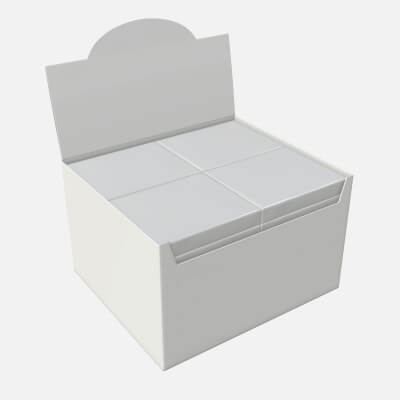 Package Blank White with Waffle Wraps Mock Up 03