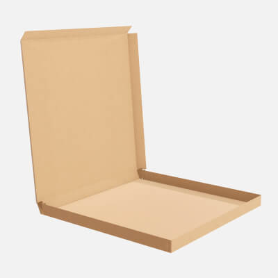 Pizza Cardboard Box Open 02