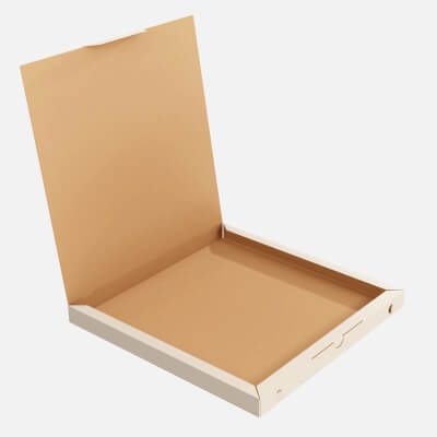 Pizza Small Cardboard Box Open 01