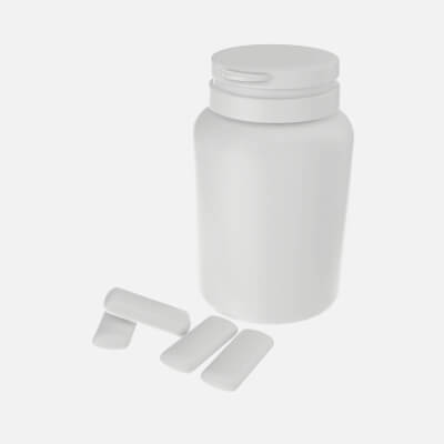 Plastic Bottle for Chewing Gum