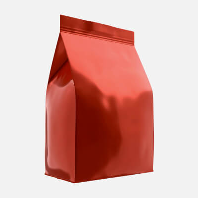 Plastic Coffee Bag Package Packet Small Mock-Up