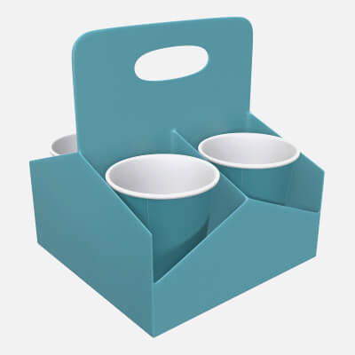 Plastic Paper Coffee Cup Holder