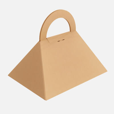 Pyramid Carrying Cardboard Box