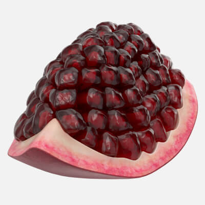 Ripe Pomegranate Slice