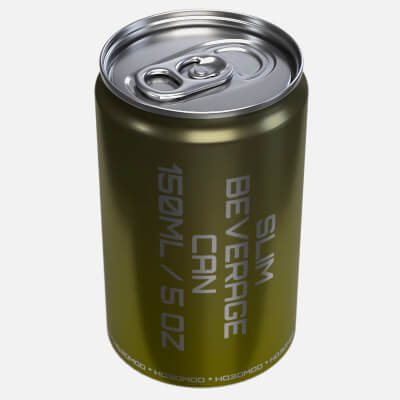 Slim Beverage Can 150 Ml 5 OZ
