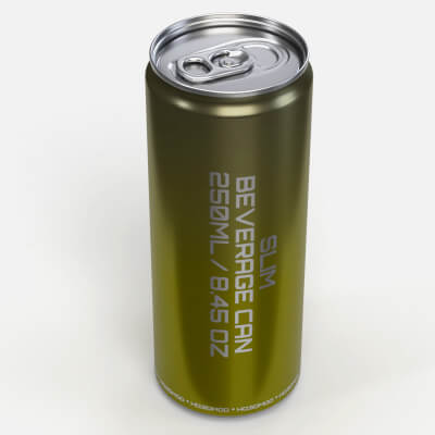Slim Beverage Can 250 mL 8.45 oz