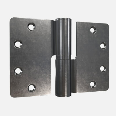 Standard Door Stainless Steel Hinge with Round Corners 90mm