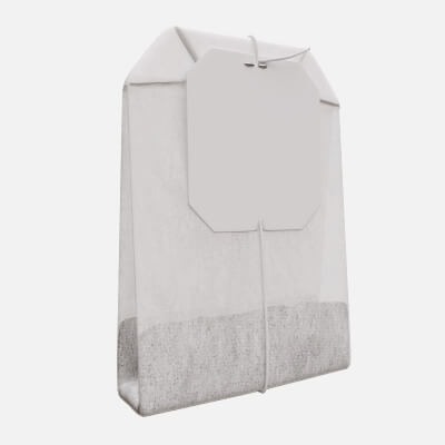Tea Bag with Label 01