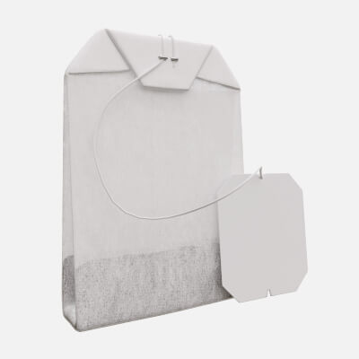 Tea Bag with Label 02