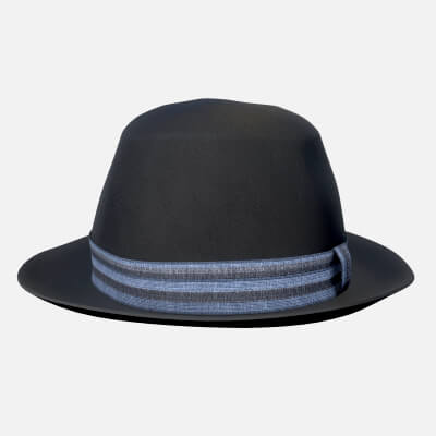 Vintage Hat with Ribbon