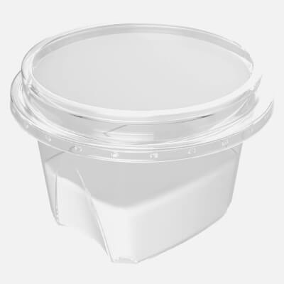 Yoghurt Plastic Box with Label