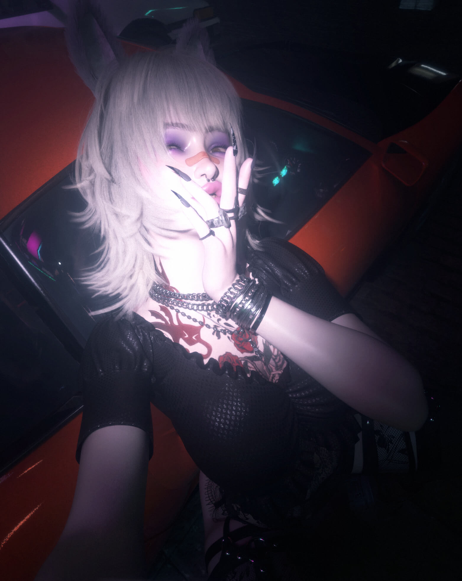 Dont Touch the Merchandise 3D Render, Digital Artwork by HxntaiSamurai