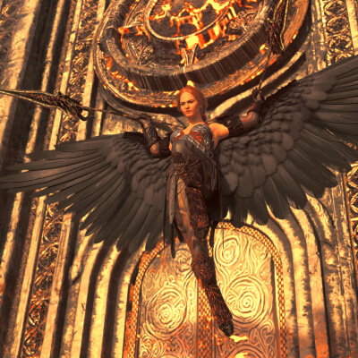 Mara Battle Angel 3D Wallpaper