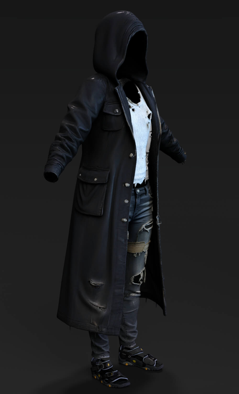 IDM Neon Syndicate Sniper - Daz Content by IDM Design Mode