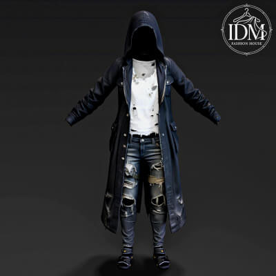 IDM Neon Syndicate Sniper - Daz Content by IDM Design Mode