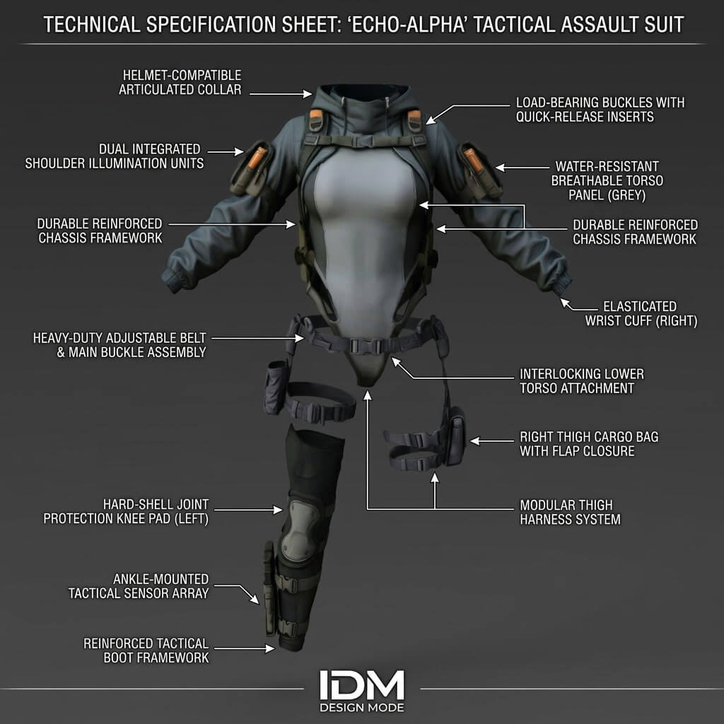 IDM Tactical Harness G8f Daz Content