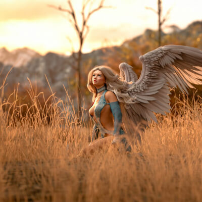 Angel 3D Wallpaper
