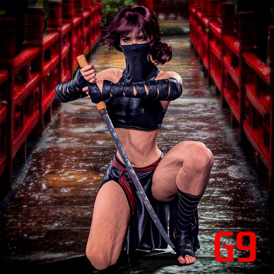 IIIDM dForce Kunoichi Outfit for Genesis 9