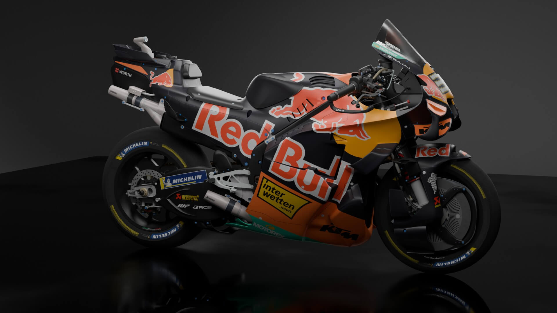 Brad Binder KTM RC16 Factory Racing MotoGP 2026 3D Model