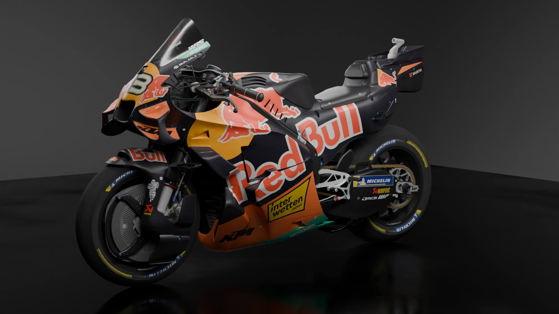 Brad Binder KTM RC16 Factory Racing MotoGP 2026 3D Model