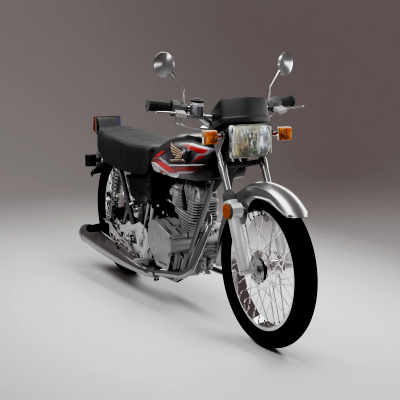 Classic Vintage Street Motorcycle