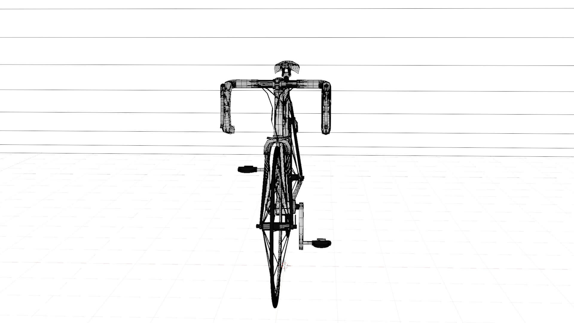 Colnago for Ferrari CF3 Vintage Carbon Road Bike 3D Model