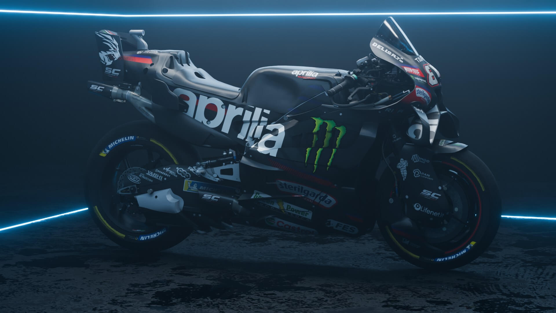 Jorge Martin Aprilia RS-GP Factory Racing MotoGP 2026 3D Model