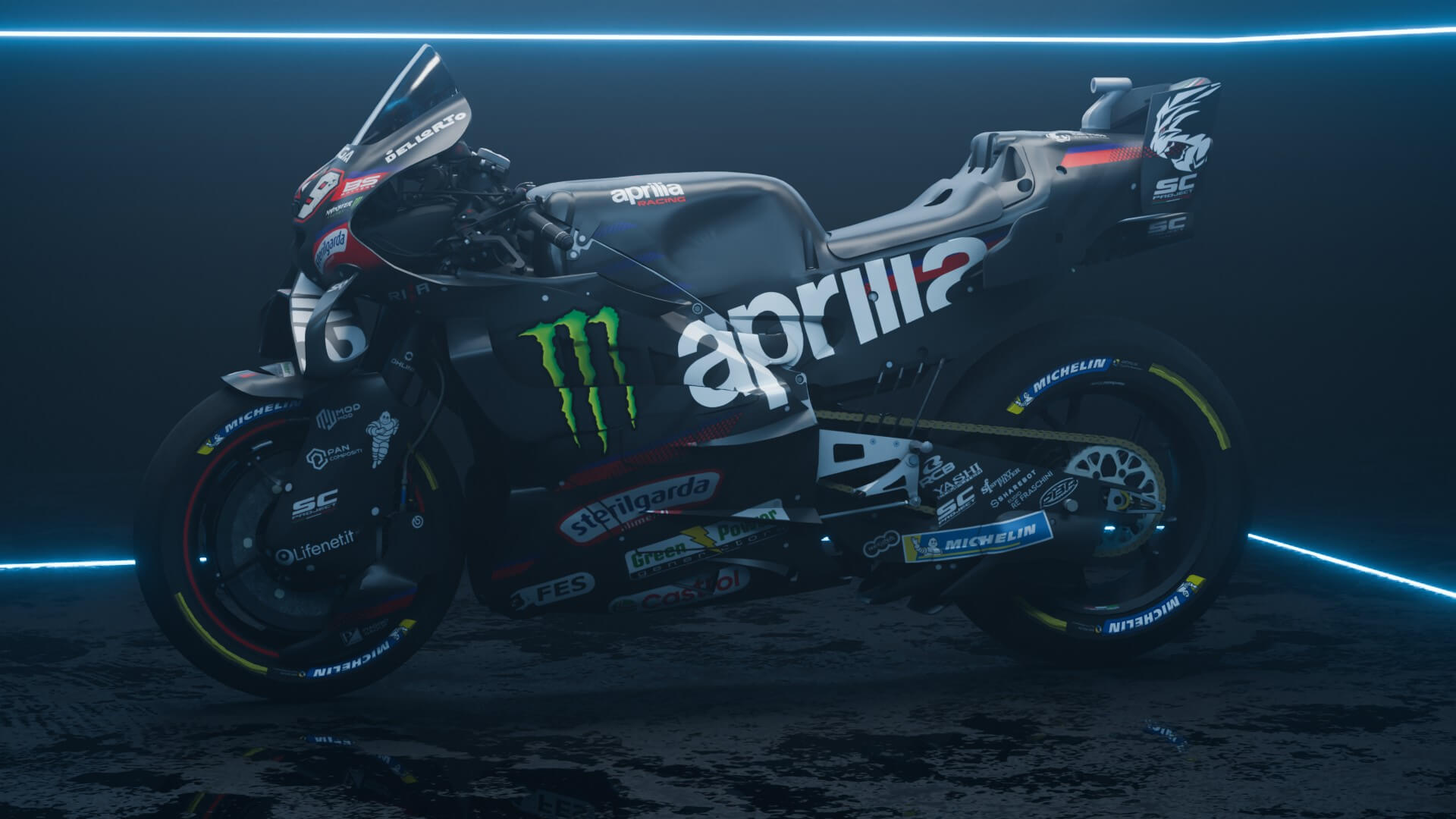 Jorge Martin Aprilia RS-GP Factory Racing MotoGP 2026 3D Model