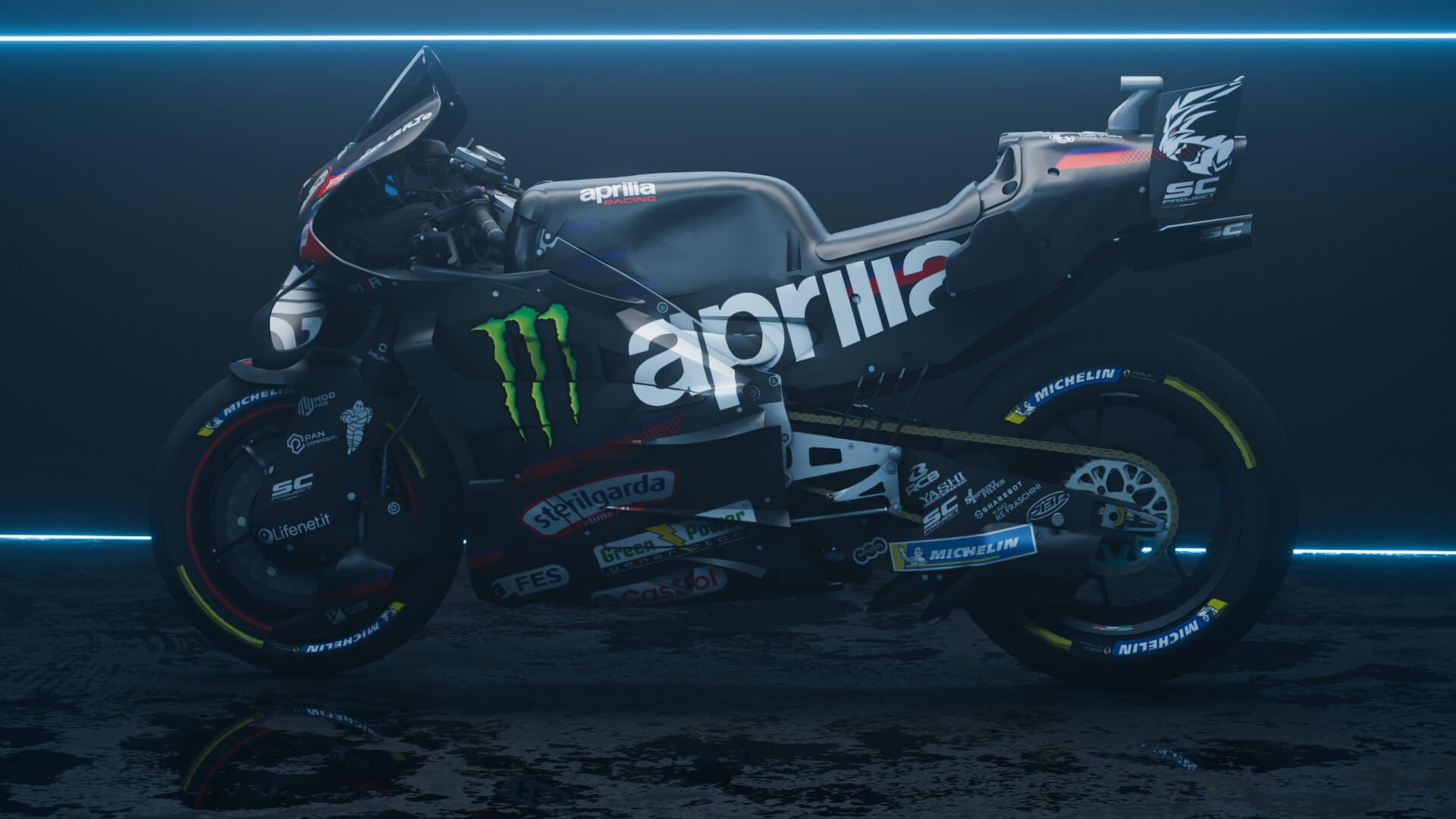 Jorge Martin Aprilia RS-GP Factory Racing MotoGP 2026 3D Model