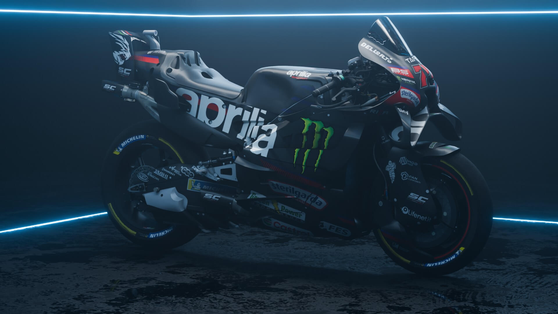 Marco Bezzecchi Aprilia RS-GP Factory Racing MotoGP 2026 3D Model