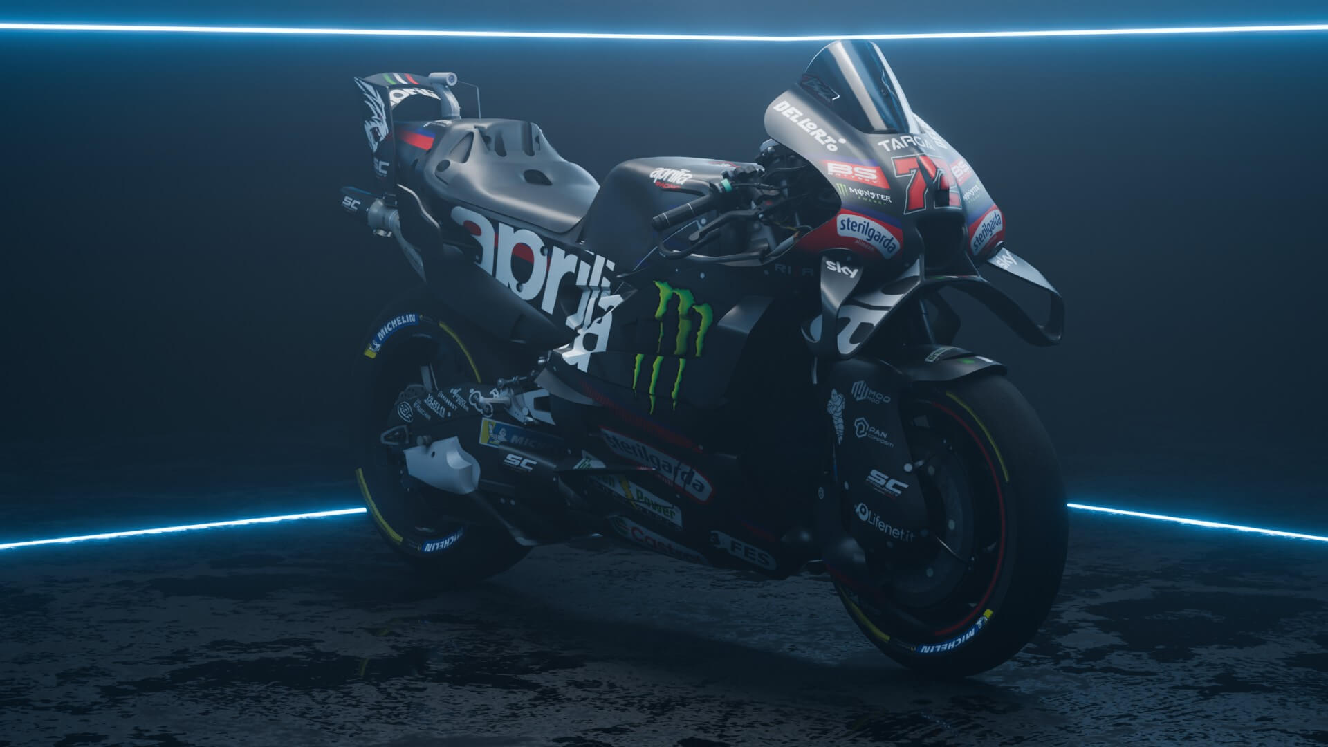 Marco Bezzecchi Aprilia RS-GP Factory Racing MotoGP 2026 3D Model