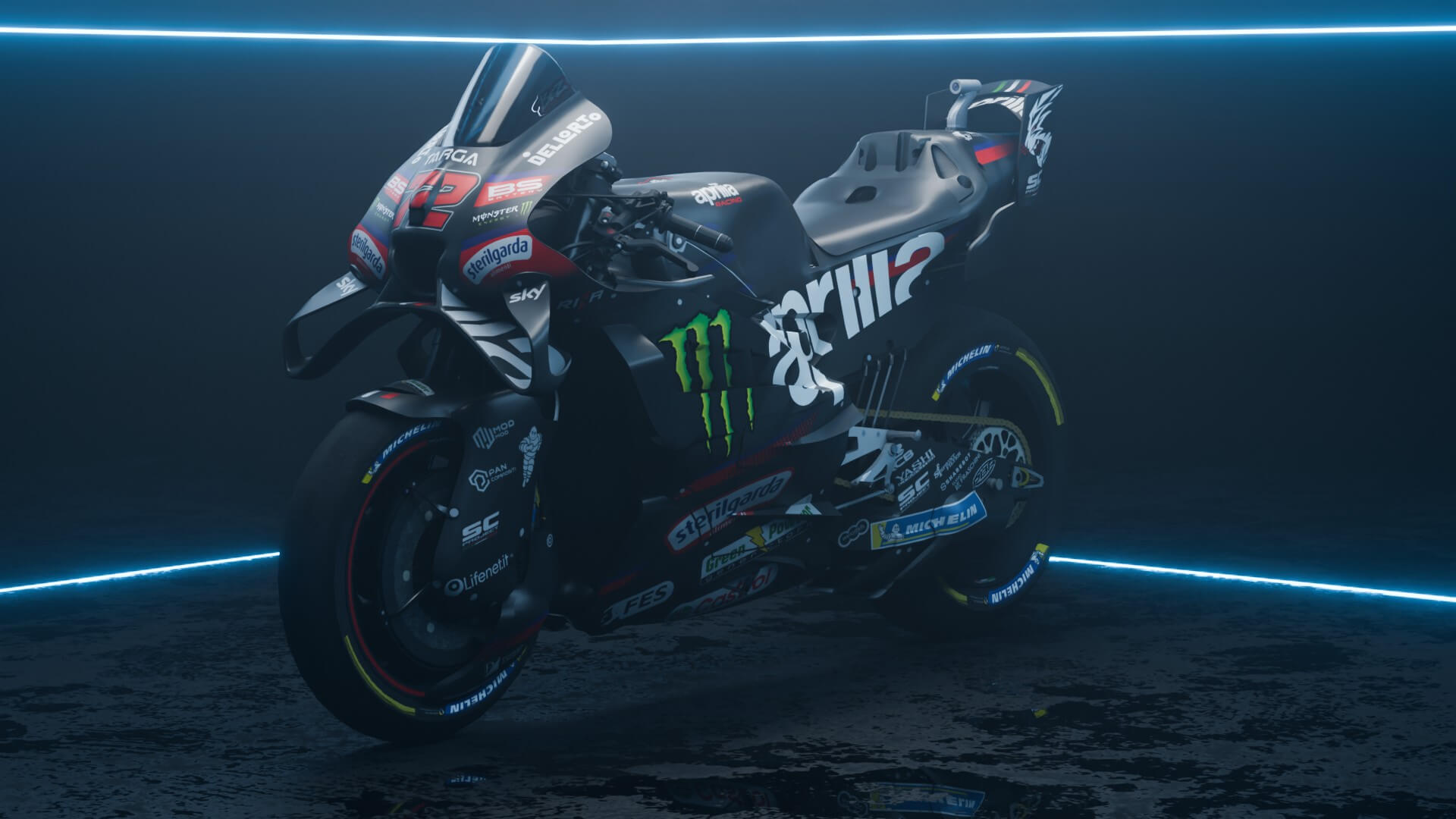 Marco Bezzecchi Aprilia RS-GP Factory Racing MotoGP 2026 3D Model
