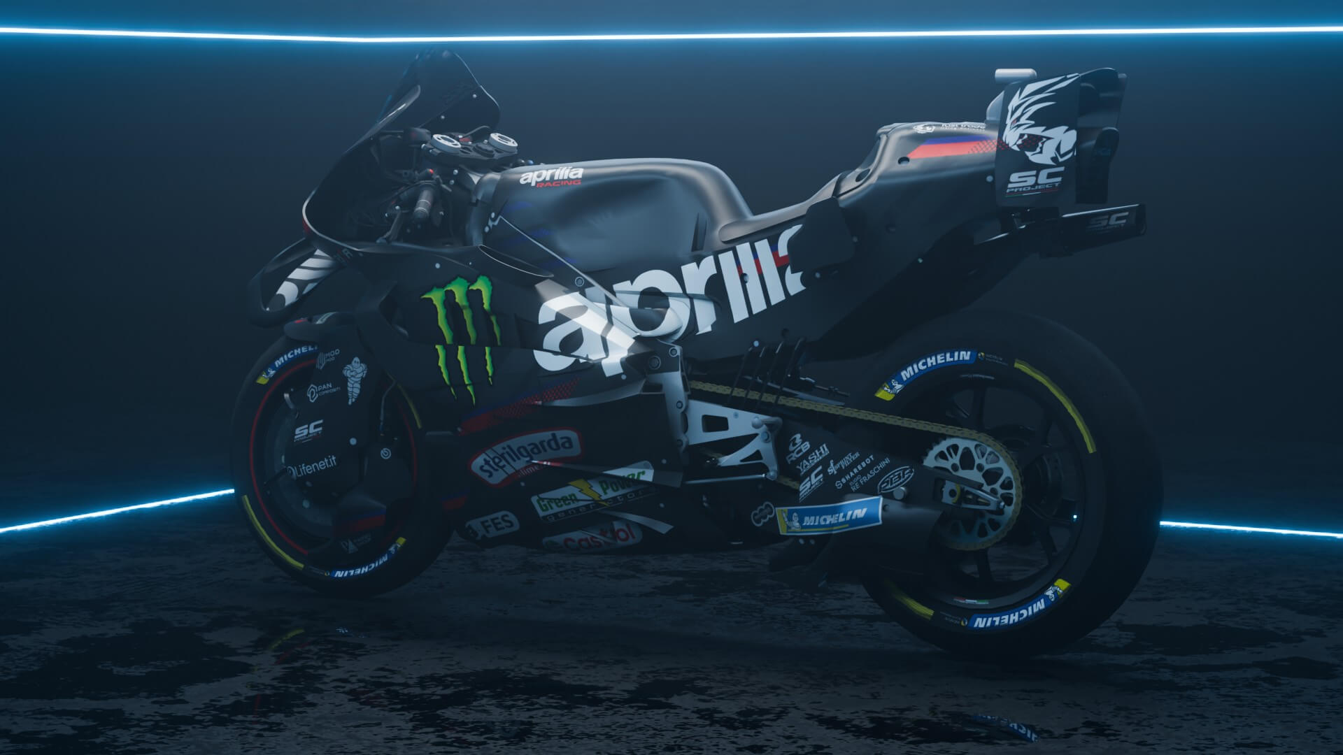 Marco Bezzecchi Aprilia RS-GP Factory Racing MotoGP 2026 3D Model