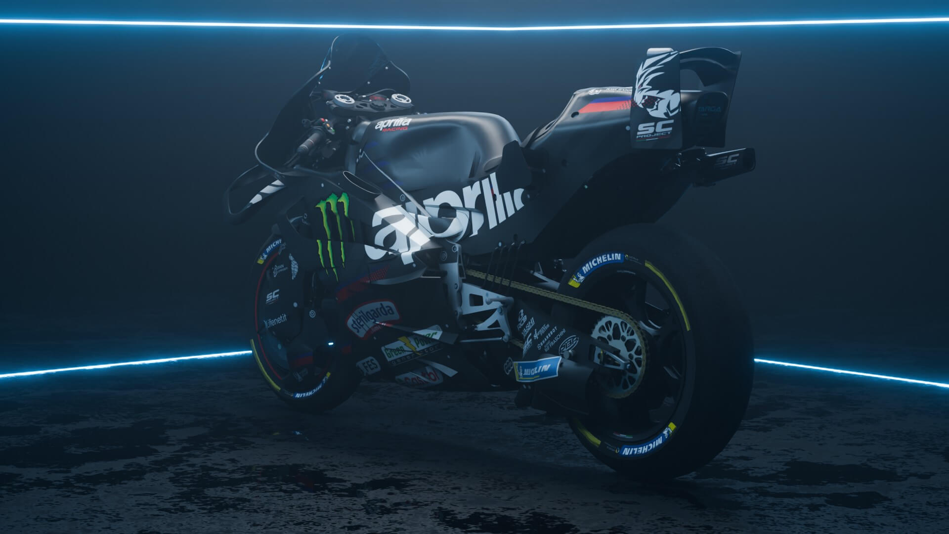 Marco Bezzecchi Aprilia RS-GP Factory Racing MotoGP 2026 3D Model