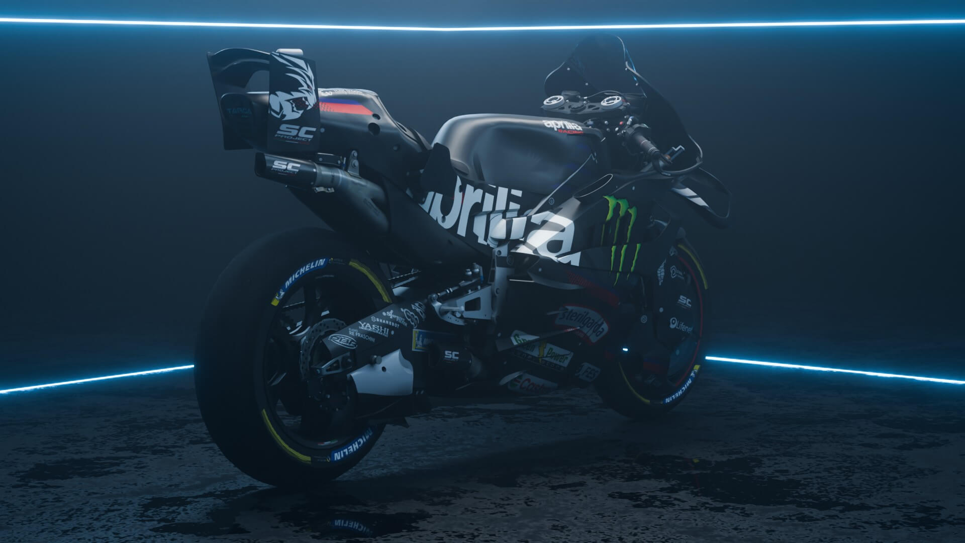 Marco Bezzecchi Aprilia RS-GP Factory Racing MotoGP 2026 3D Model