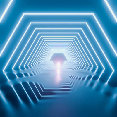 Neon Cyberpunk Tunnel