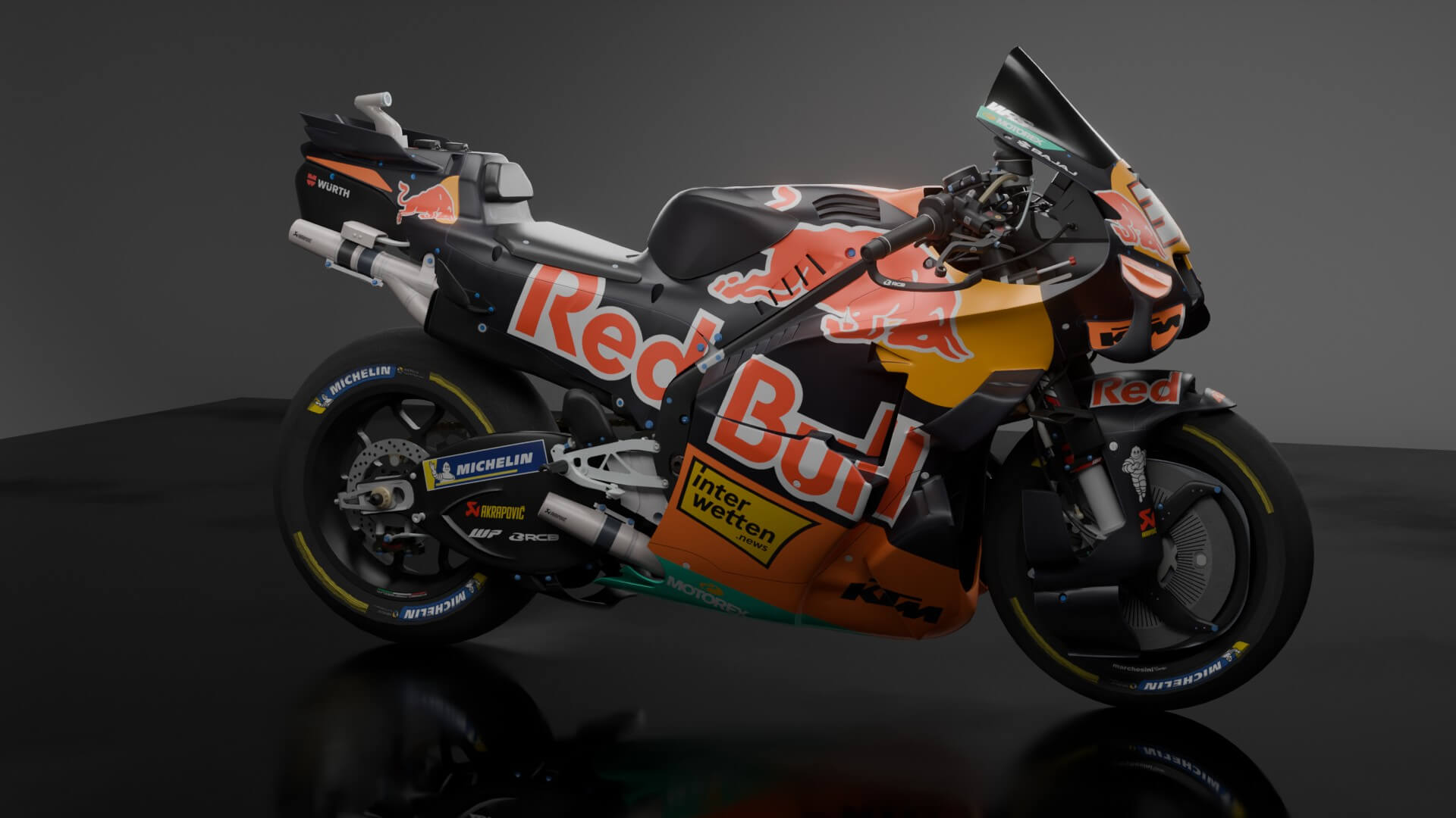 Pedro Acosta KTM RC16 Factory Racing MotoGP 2026 3D Model