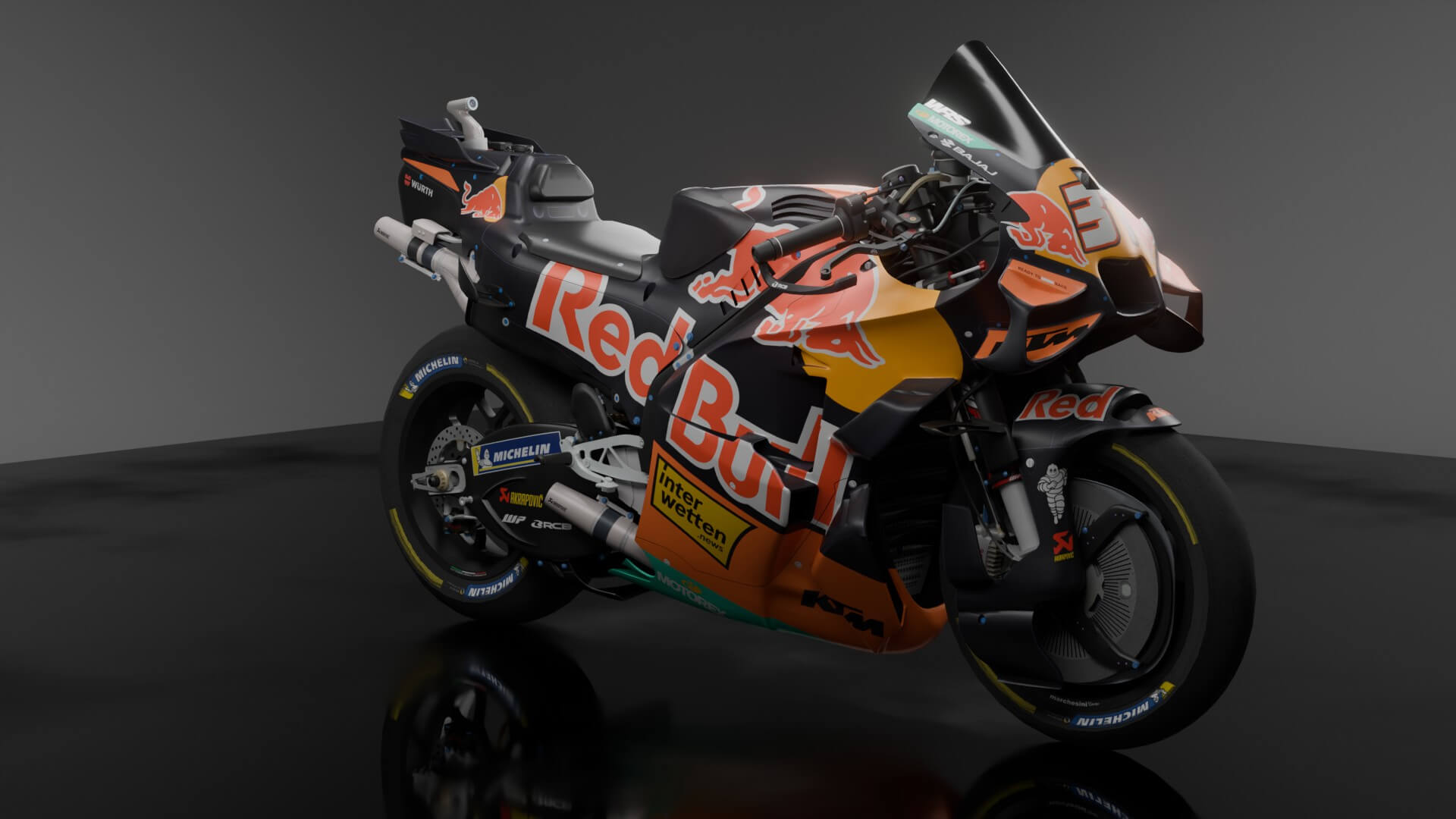 Pedro Acosta KTM RC16 Factory Racing MotoGP 2026 3D Model