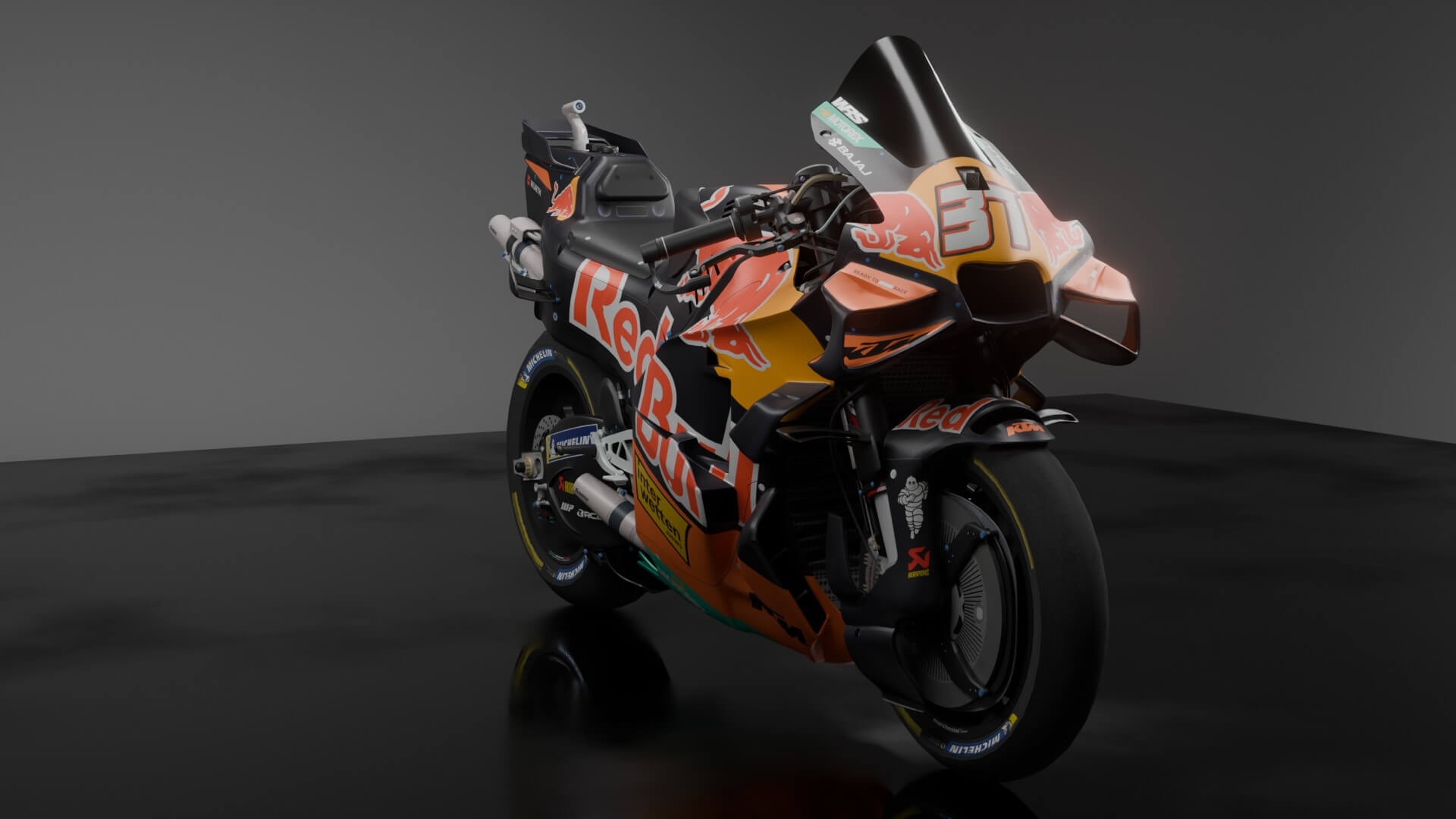 Pedro Acosta KTM RC16 Factory Racing MotoGP 2026 3D Model