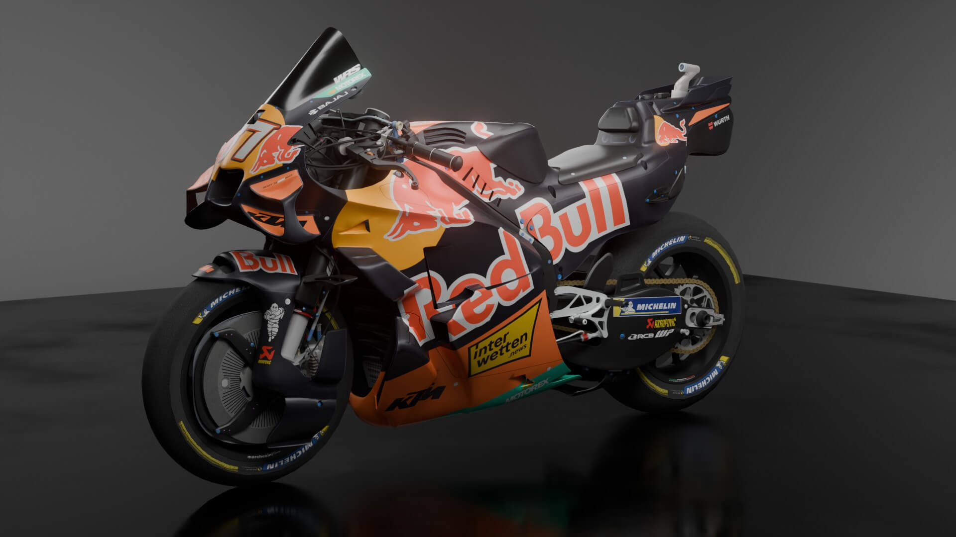 Pedro Acosta KTM RC16 Factory Racing MotoGP 2026 3D Model