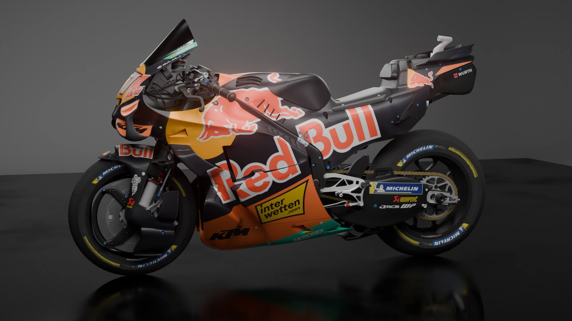 Pedro Acosta KTM RC16 Factory Racing MotoGP 2026 3D Model