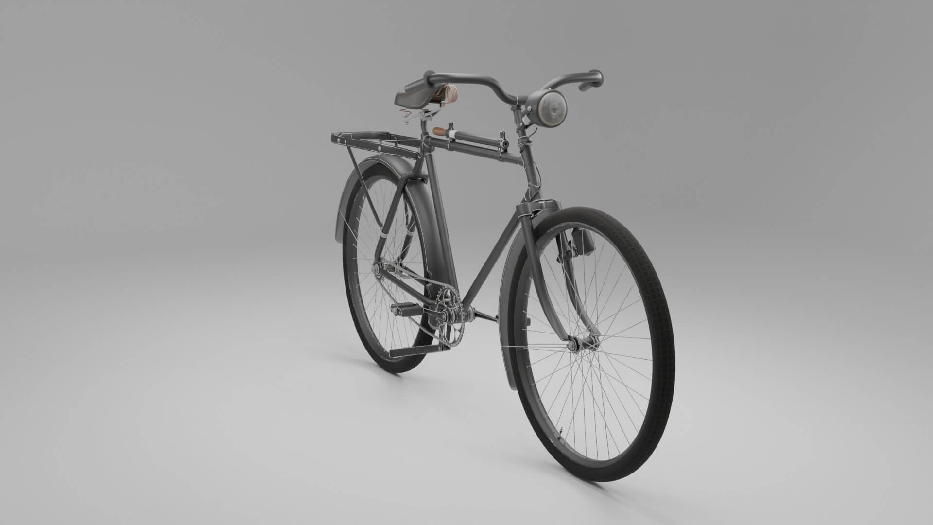 Vintage Classic Roadster 3D Model