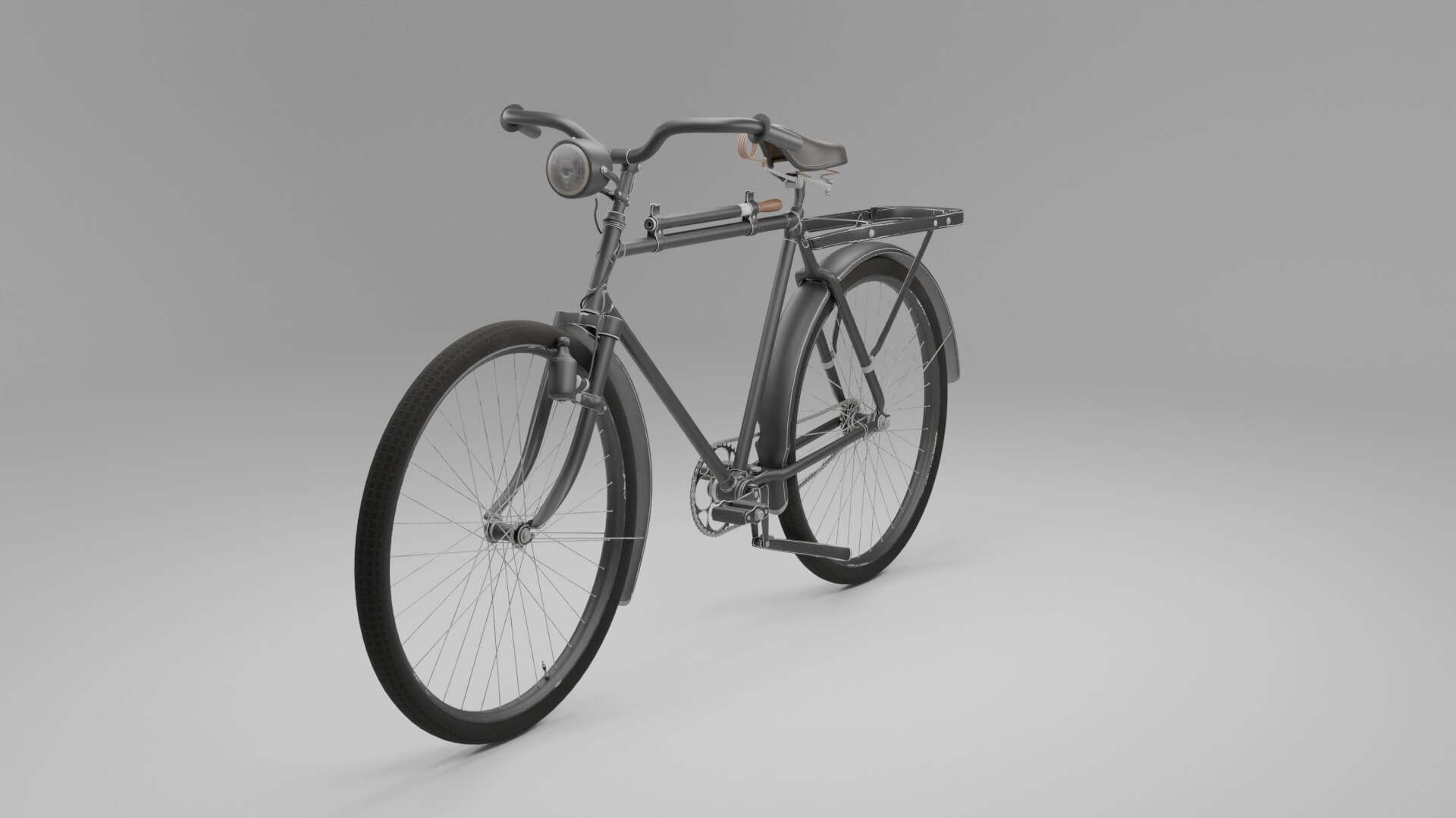 Vintage Classic Roadster 3D Model