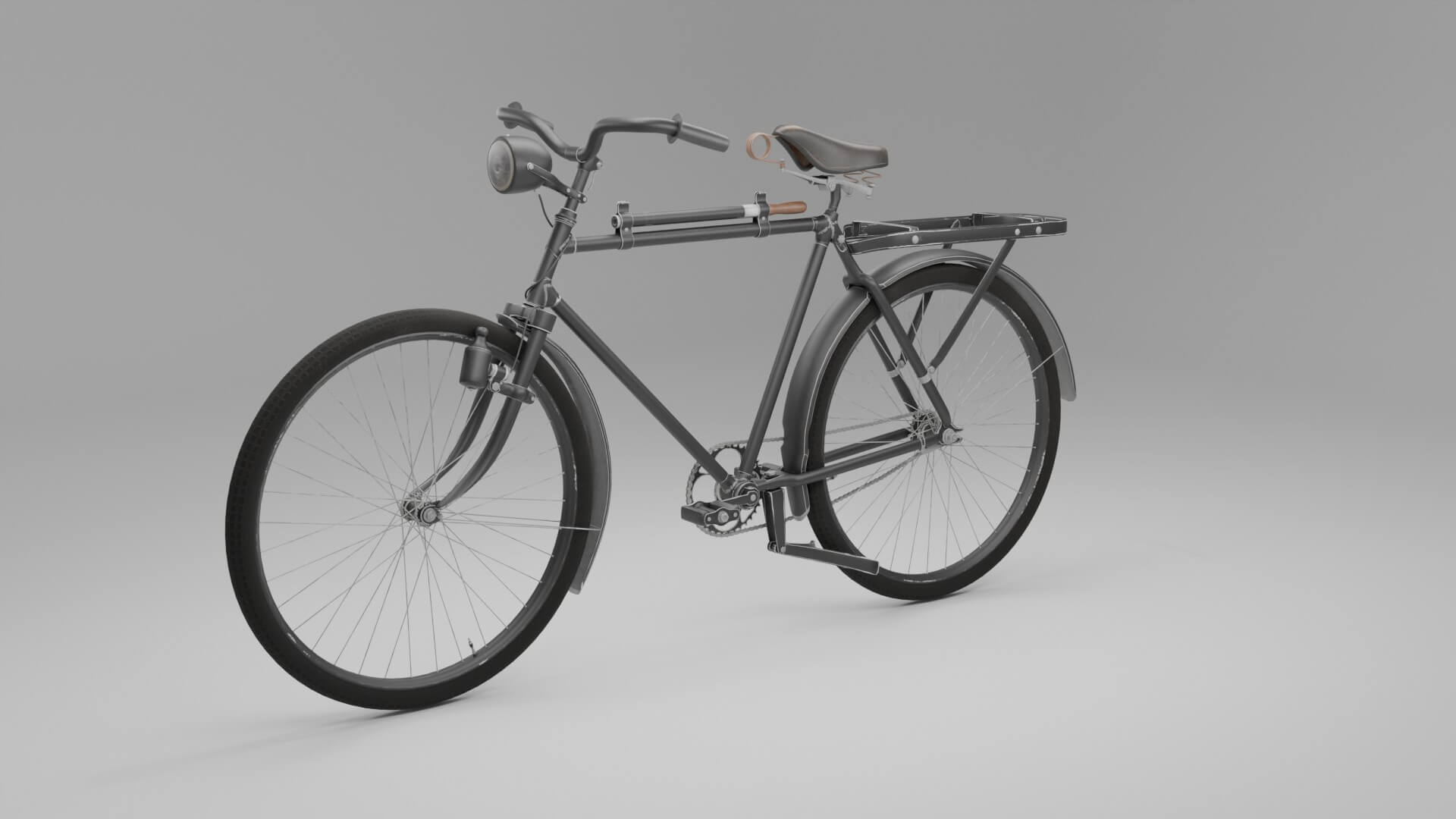 Vintage Classic Roadster 3D Model