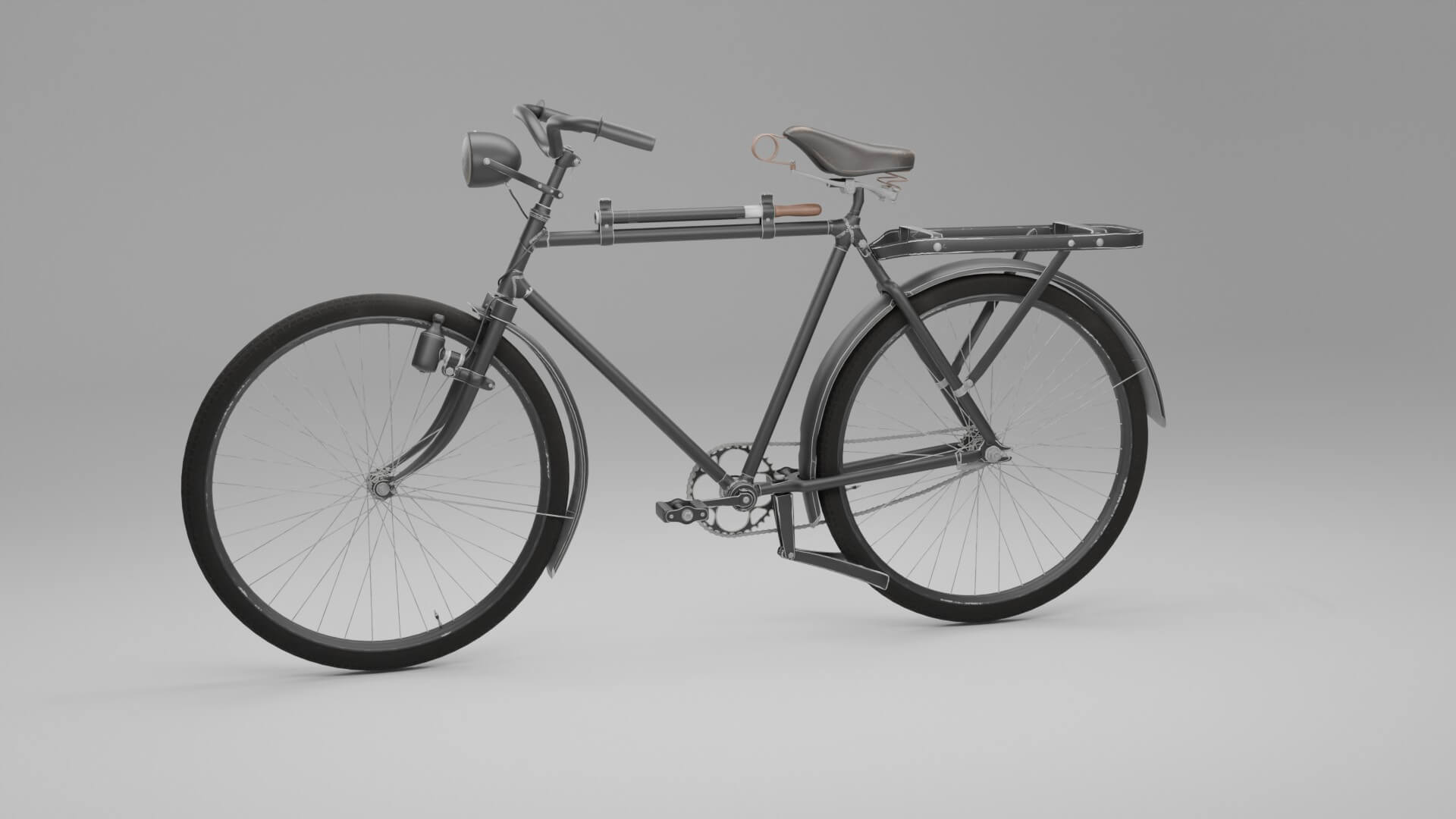 Vintage Classic Roadster 3D Model