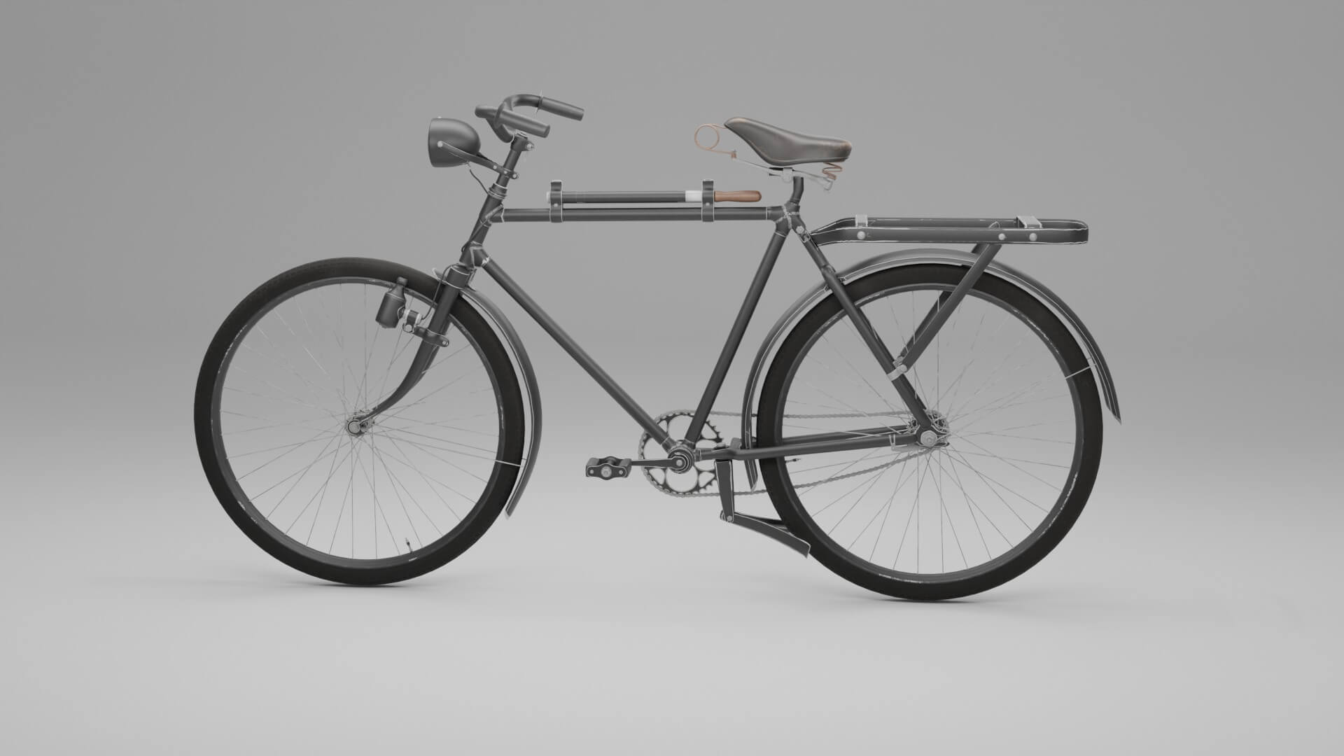 Vintage Classic Roadster 3D Model