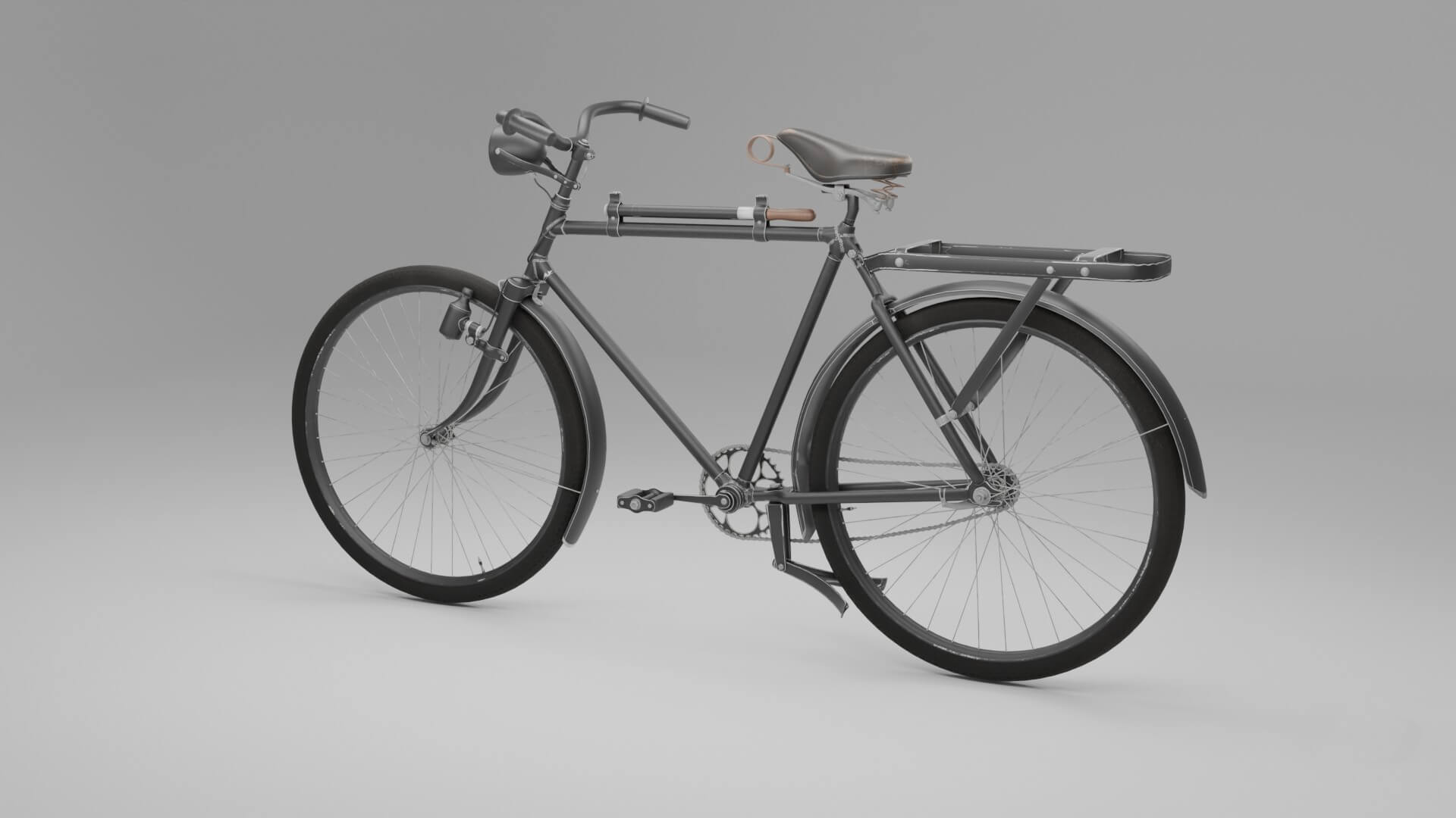 Vintage Classic Roadster 3D Model