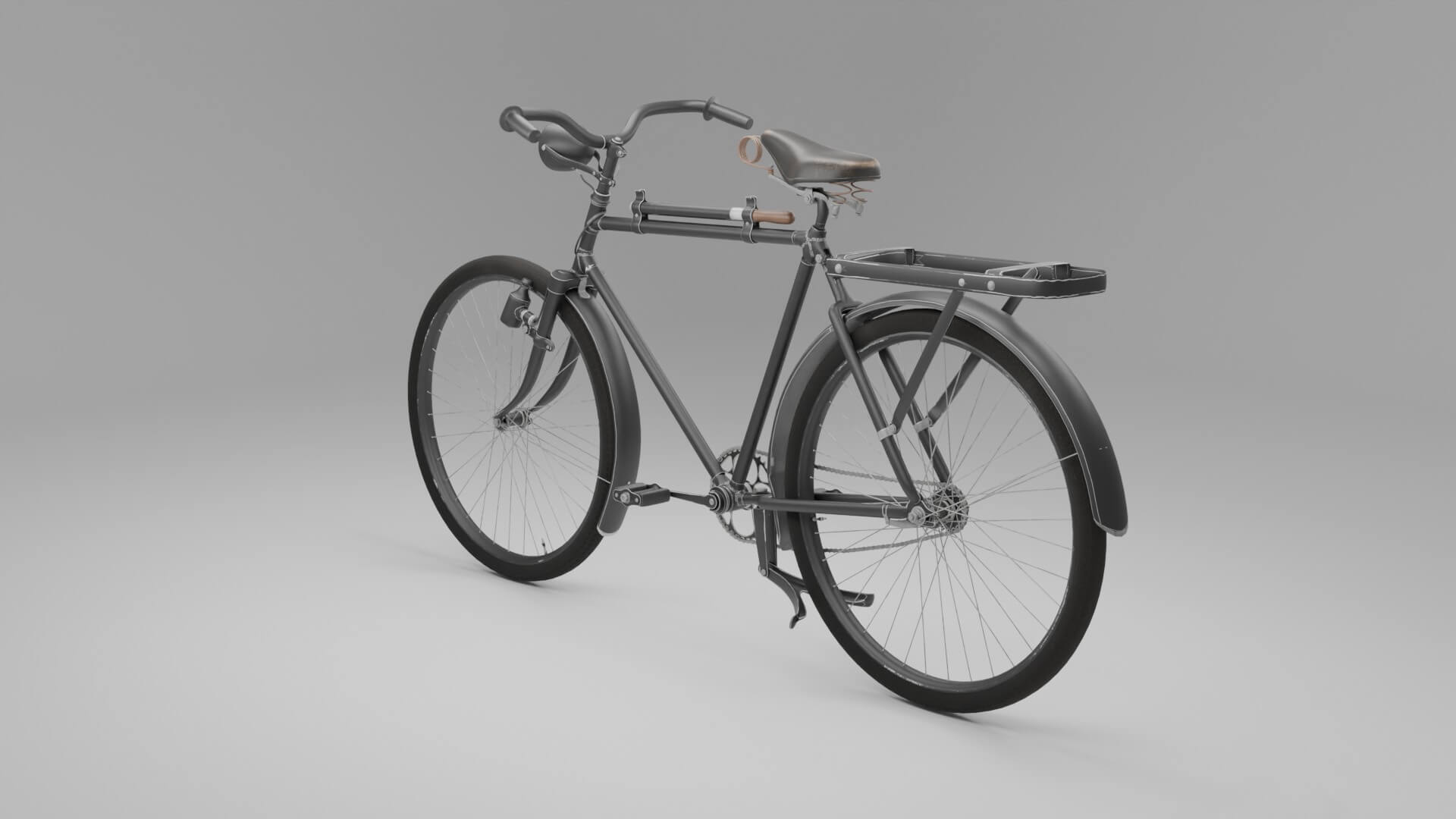 Vintage Classic Roadster 3D Model