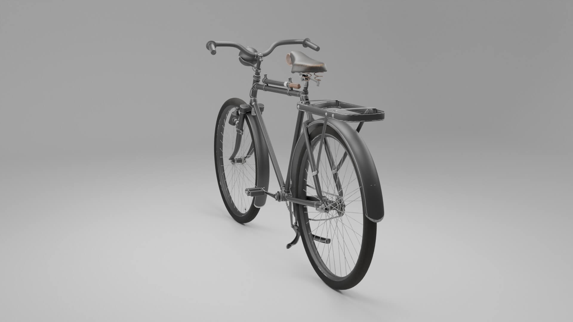 Vintage Classic Roadster 3D Model